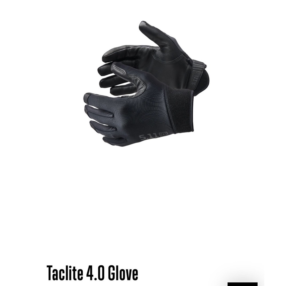 5.11 Tactical Gloves Men Large Black Taclite 4.0 Sheepskin Palm Touchscreen Duty